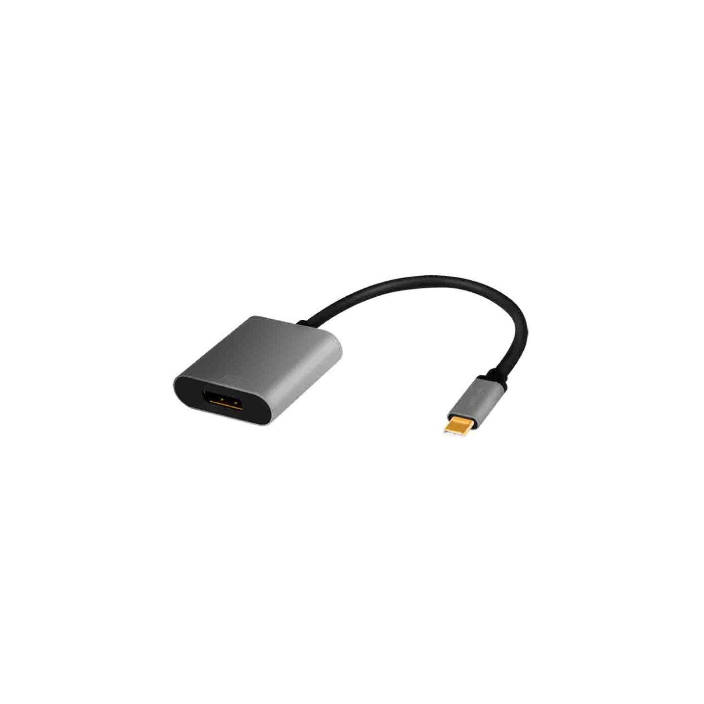 Buy CUA0102 USB TYPE-C ADAPTER, C M TO DP F, 4K, ALU,BLACK GREY, 0.15M LOGILINK in Cyprus, Nicosia, Limassol, Larnaka, Pafos