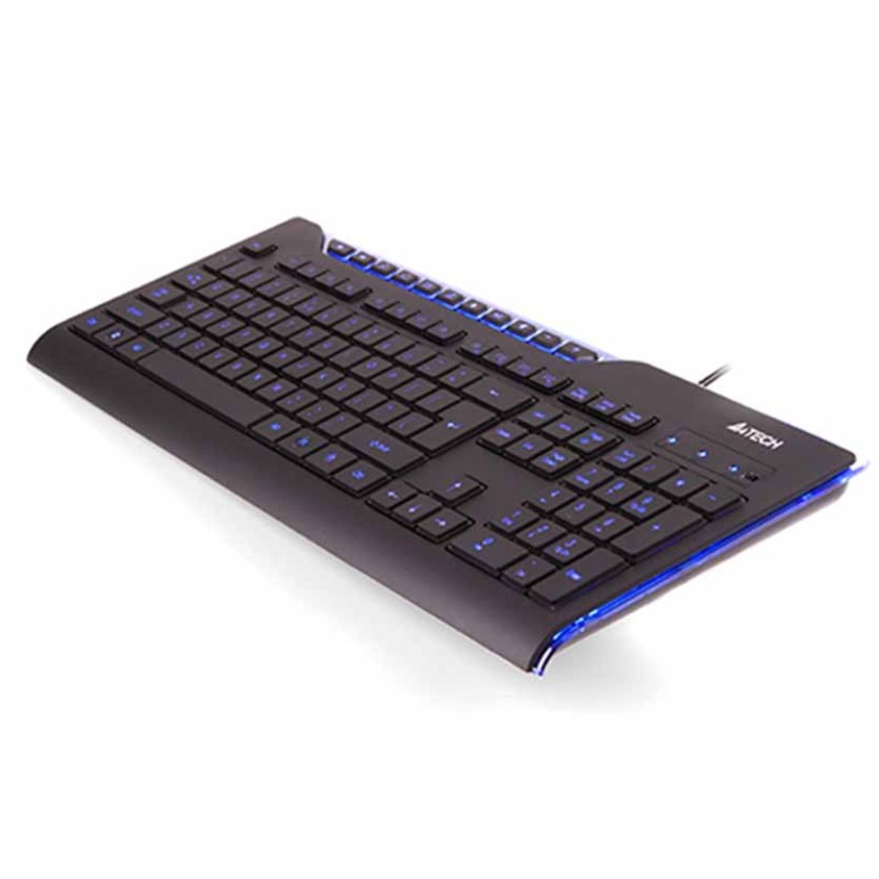 A4Tech KD-800L X-Slim Blacklight LED USB Keyboard — Armenius Store Cyprus