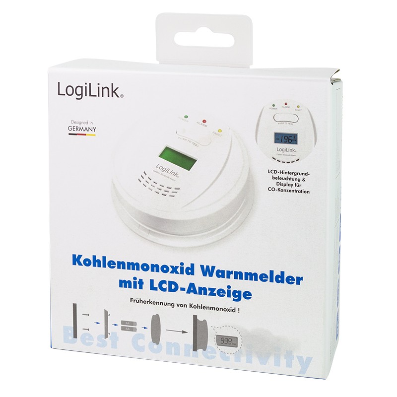Buy SC0111 CARBON MONOXIDE DETECTOR WITH LCD LOGILINK in Cyprus, Nicosia, Limassol, Larnaka, Pafos