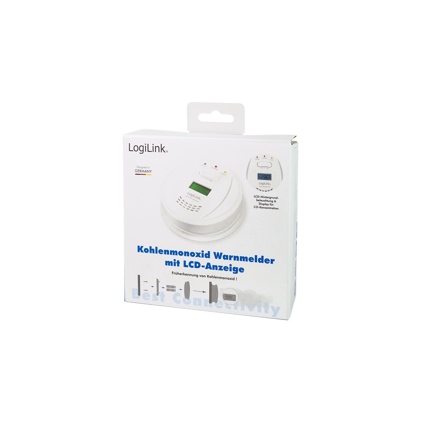 Buy SC0111 CARBON MONOXIDE DETECTOR WITH LCD LOGILINK in Cyprus, Nicosia, Limassol, Larnaka, Pafos