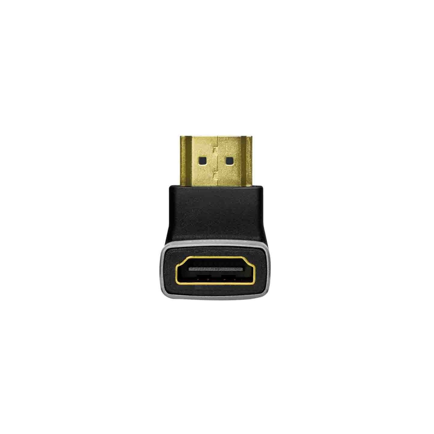 Buy AH0005A HDMI ADAPTER A M TO A F, 90° ANGLED, 8K 60 HZ, BLACK GREY LOGILINK in Cyprus, Nicosia, Limassol, Larnaka, Pafos