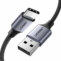 UGREEN 60126 USB-A to USB-C 3A Fast Charge 1m Black Cable — Armenius Store Cyprus