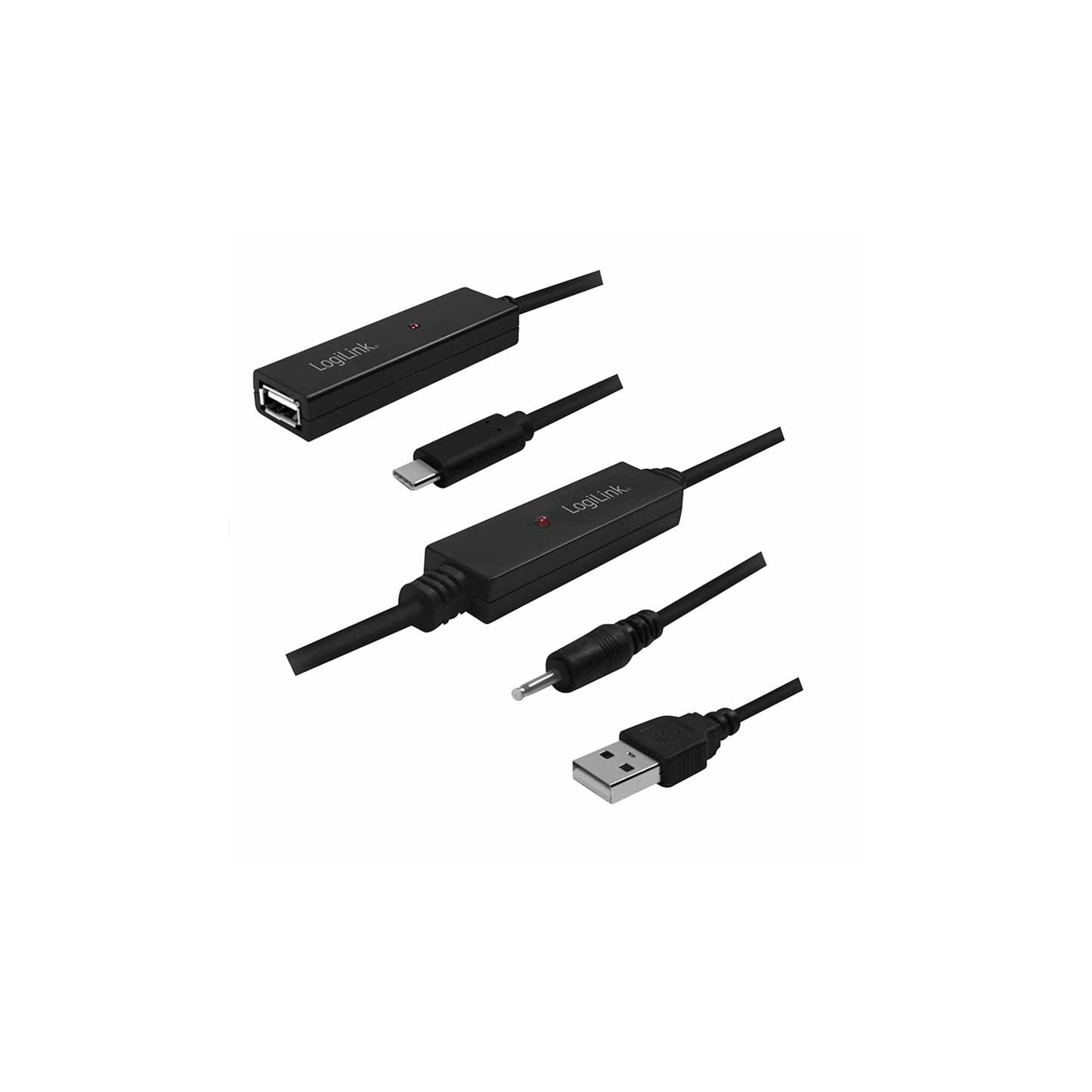 UA0326 20m USB2.0 REPEATER CABLE ACTIVE USB TYPE-C TO USB TYPE-A M F LOGILINK — Buy in Cyprus with Fast Delivery