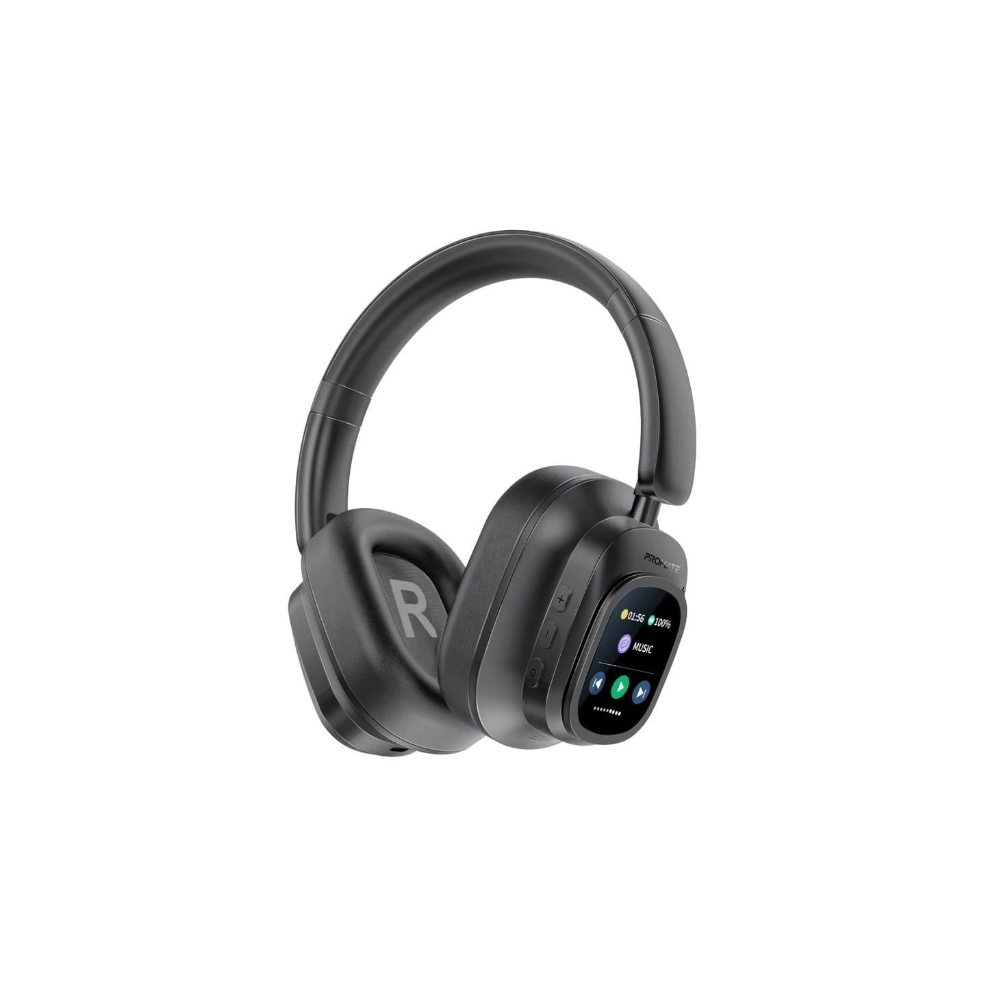 Buy VUTUNE HIGH-DEFINITION HYBRID ANC HEADPHONES W DETACHABLE MAGNETIC LCD TOUCHSCREEN CONTROL. PROMATE in Cyprus, Nicosia, Lima