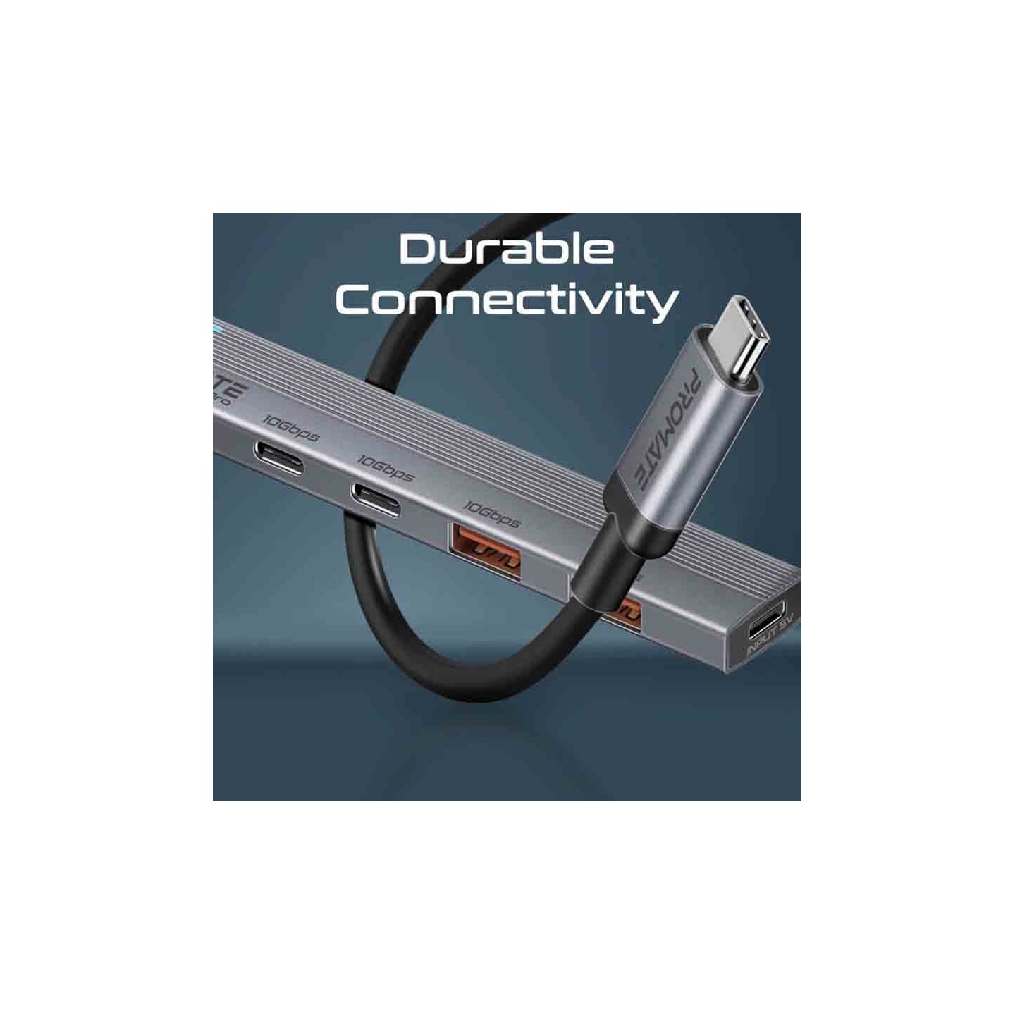 Buy LITEHUB-PRO MULTI-PORT USB-C HUB DATA, 10GBPS PROMATE in Cyprus, Nicosia, Limassol, Larnaka, Pafos