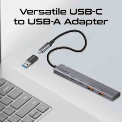 Promate LiteHub-Pro 4-in-1 USB-C Hub 10Gbps | 2x USB-A 2x USB-C Data Hub — Armenius Store Cyprus