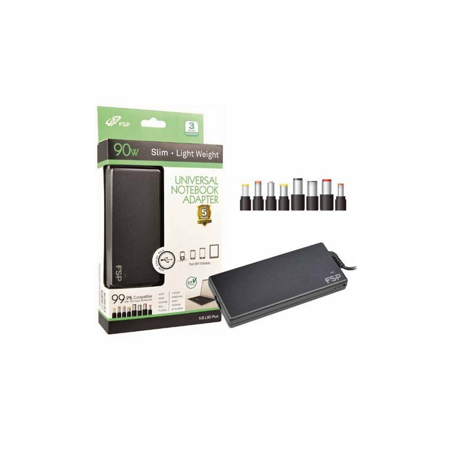 Buy NB LITE 90 UNIV.NB ADAPTER 90w FSP in Cyprus, Nicosia, Limassol, Larnaka, Pafos