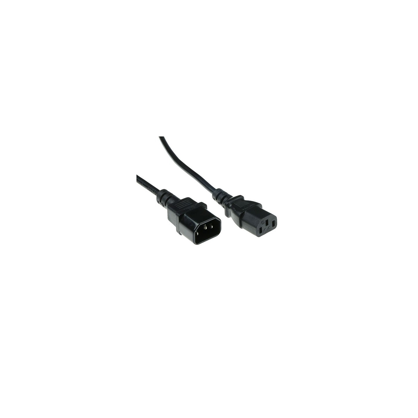 Buy AK5029 0.60m C13 TO C14 POWER EXTENTION CABLE BLACK ACT in Cyprus, Nicosia, Limassol, Larnaka, Pafos