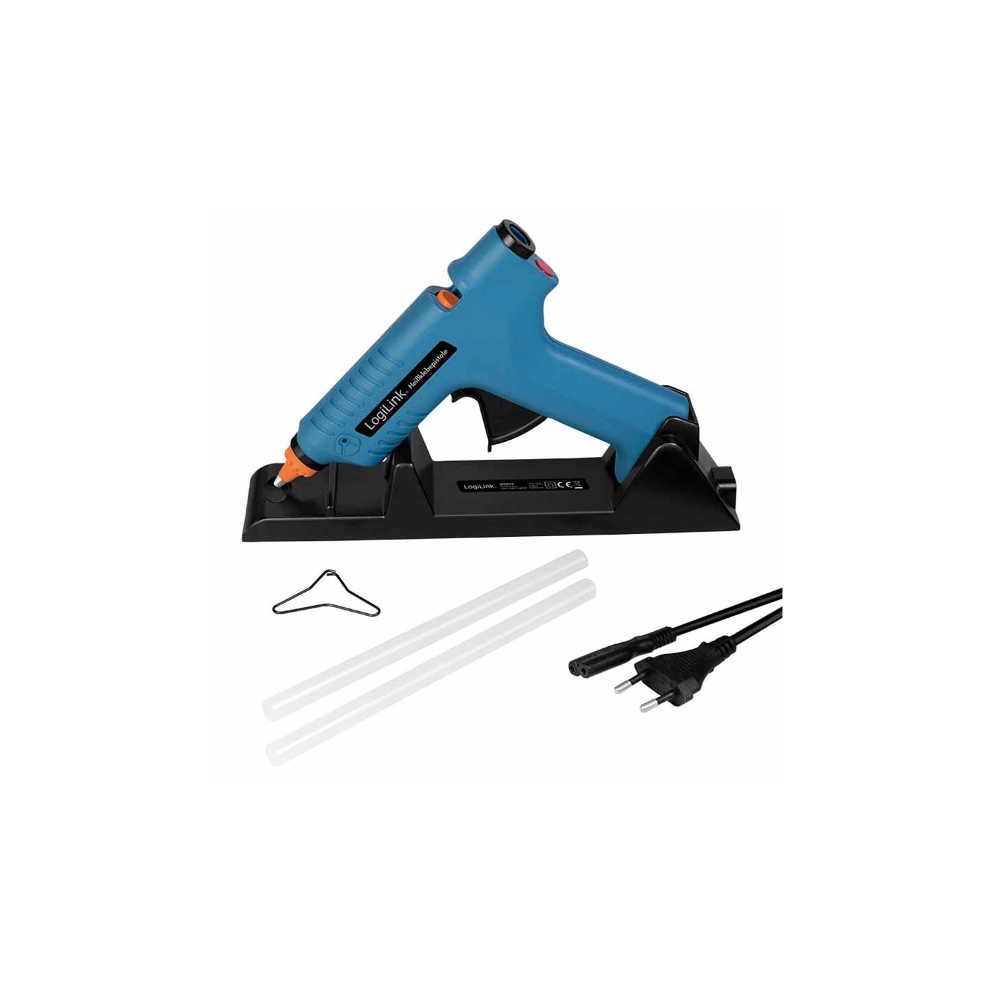 WZ0052 HOT GLUE GUN WIRELESS 80W WITH STATION LOGILINK — Buy in Cyprus with Fast Delivery