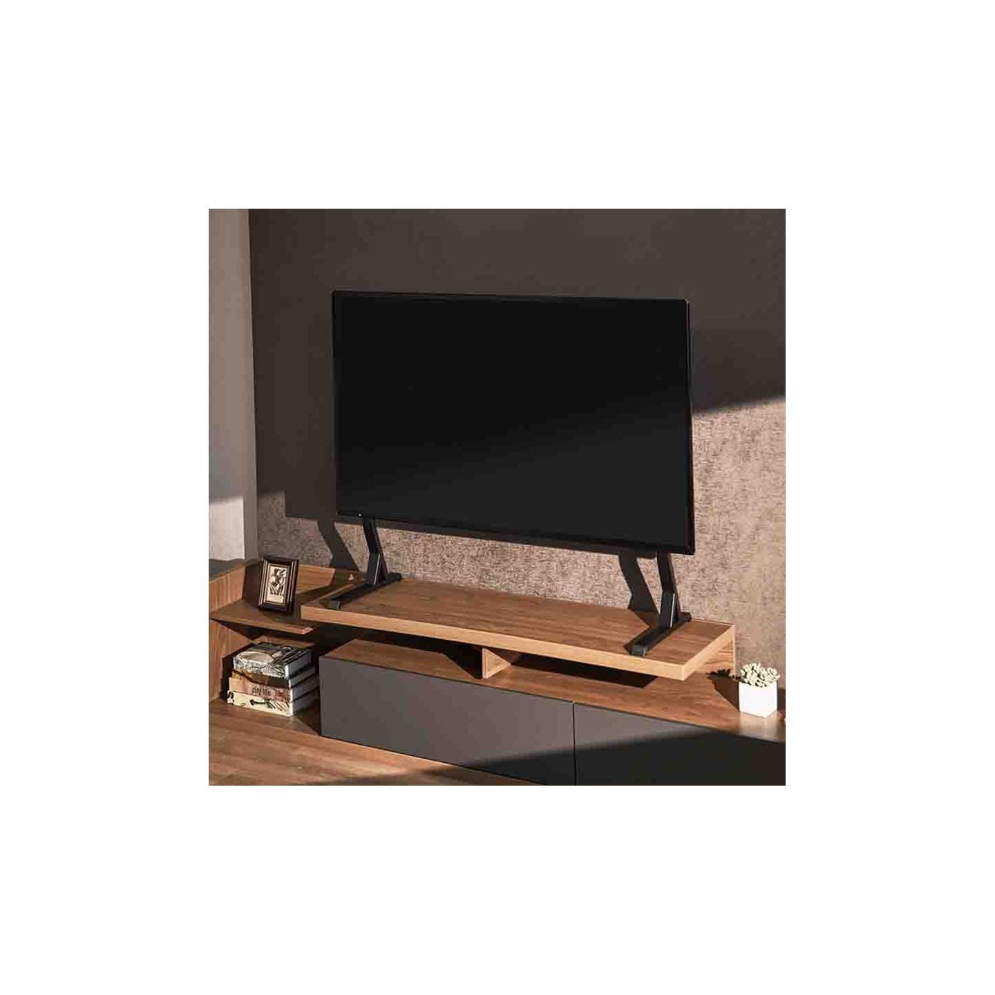 Buy BP0200 TV MONITOR STAND 45-90' ADJUSTABLE HEIGHT 60Kg MAX, BLACK LOGILINK in Cyprus, Nicosia, Limassol, Larnaka, Pafos