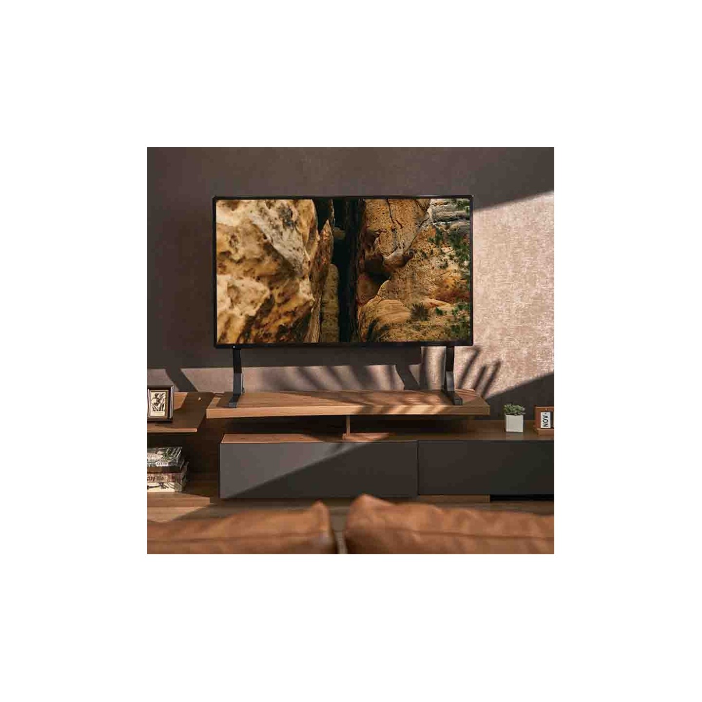 Buy BP0200 TV MONITOR STAND 45-90' ADJUSTABLE HEIGHT 60Kg MAX, BLACK LOGILINK in Cyprus, Nicosia, Limassol, Larnaka, Pafos