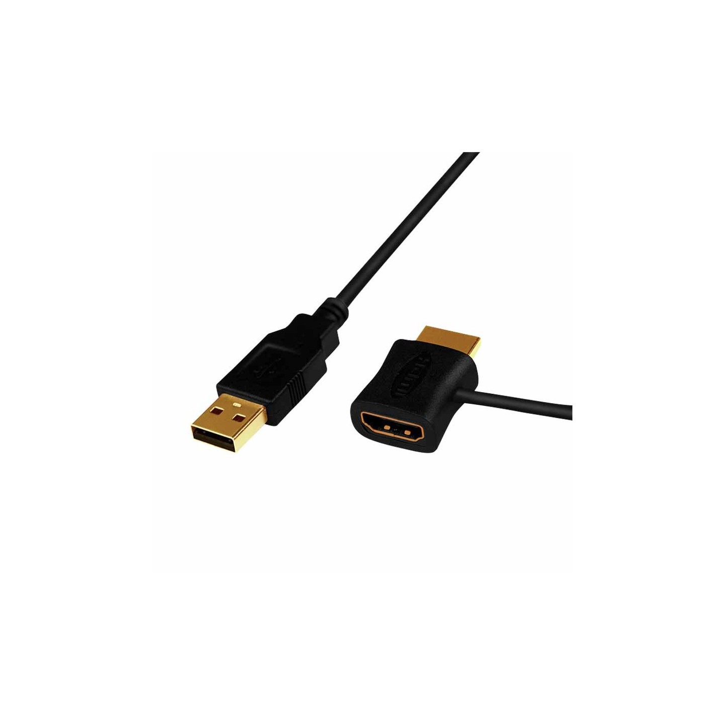 CH0081 0.5m HDMI REPEATER USB-A TO HDMI M AND F LOGILINK — Buy in Cyprus with Fast Delivery