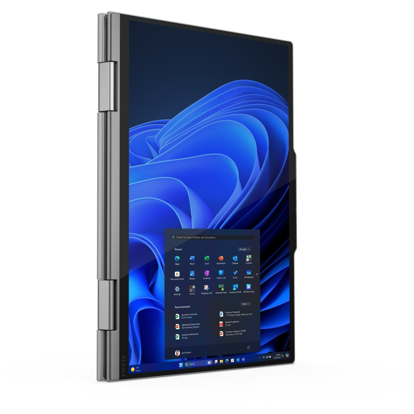 Lenovo ThinkPad X1 Gen 10 2-in-1 - 258V - 14-inch OLED 2.8K 120Hz - Intel Core Ultra 7 - 32GB RAM, 1TB SSD - Grey, 5G, Win11 Pro