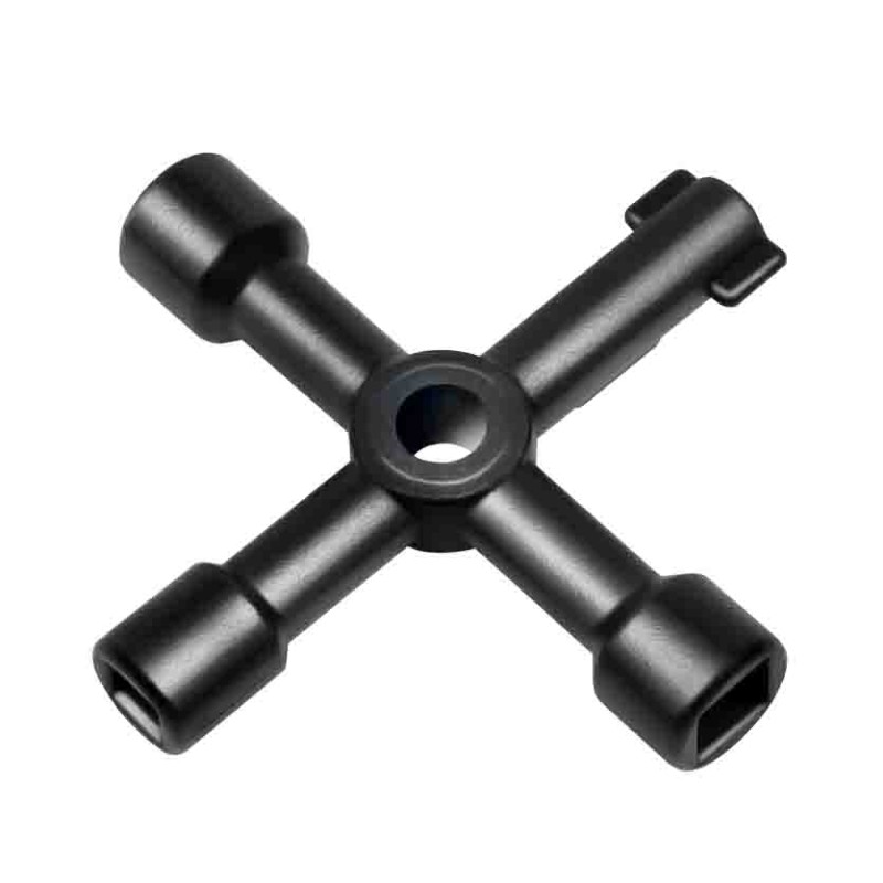 WZ0072 UNIVERSAL CROSS KEY WRENCH,TO CONTROL CABINETS AND SHUT-OFF SYSTEMS BLACK LOGILINK — Buy in Cyprus with Fast Delivery