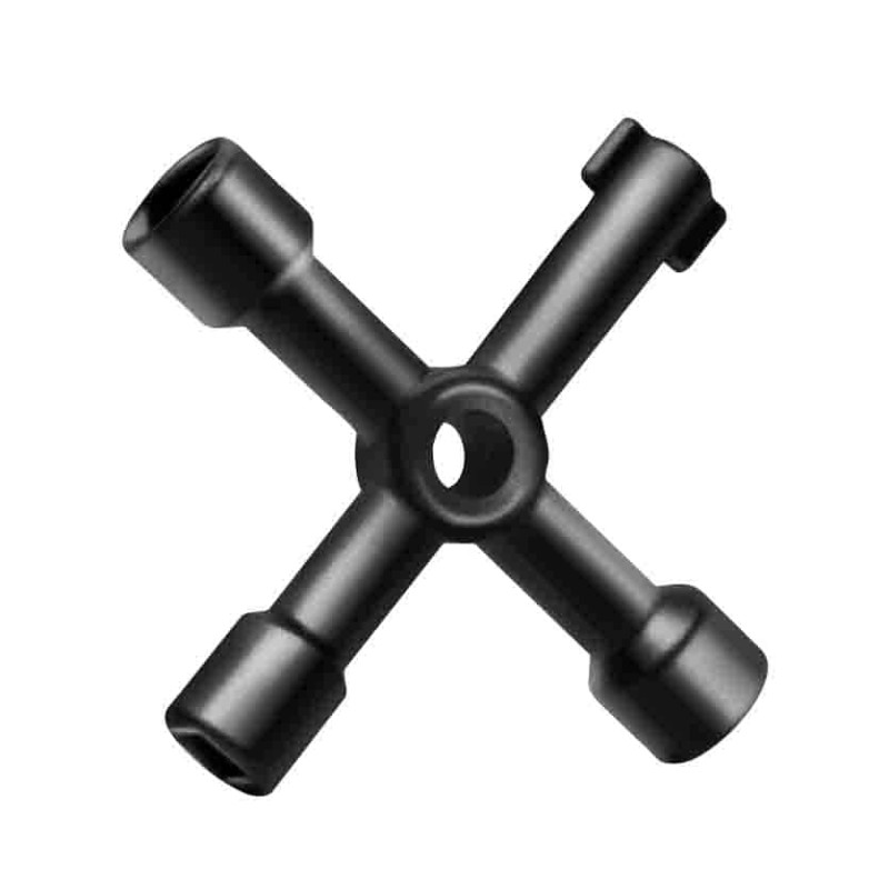 WZ0072 UNIVERSAL CROSS KEY WRENCH,TO CONTROL CABINETS AND SHUT-OFF SYSTEMS BLACK LOGILINK — Buy in Cyprus with Fast Delivery