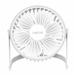 Buy UA0402 USB DESK FAN 12.7cm 30Db WHITE, LOGILINK in Cyprus, Nicosia, Limassol, Larnaka, Pafos