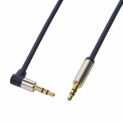 CA11100 1m 3.5AUDIO CBL STEREO 90° angled M M BLUE LOGILINK — Buy in Cyprus with Fast Delivery