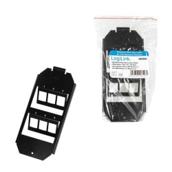 Buy NK4060 6-PORT BOX INSERT FOR 2 3 KEYSTONE MODULES (165mm) LOGILINK in Cyprus, Nicosia, Limassol, Larnaka, Pafos
