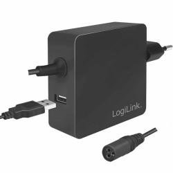 Buy PA0214 NOTEBOOK POWER SUPPLY w 8 TIPS 1xUSB-A 70W LOGILINK in Cyprus, Nicosia, Limassol, Larnaka, Pafos