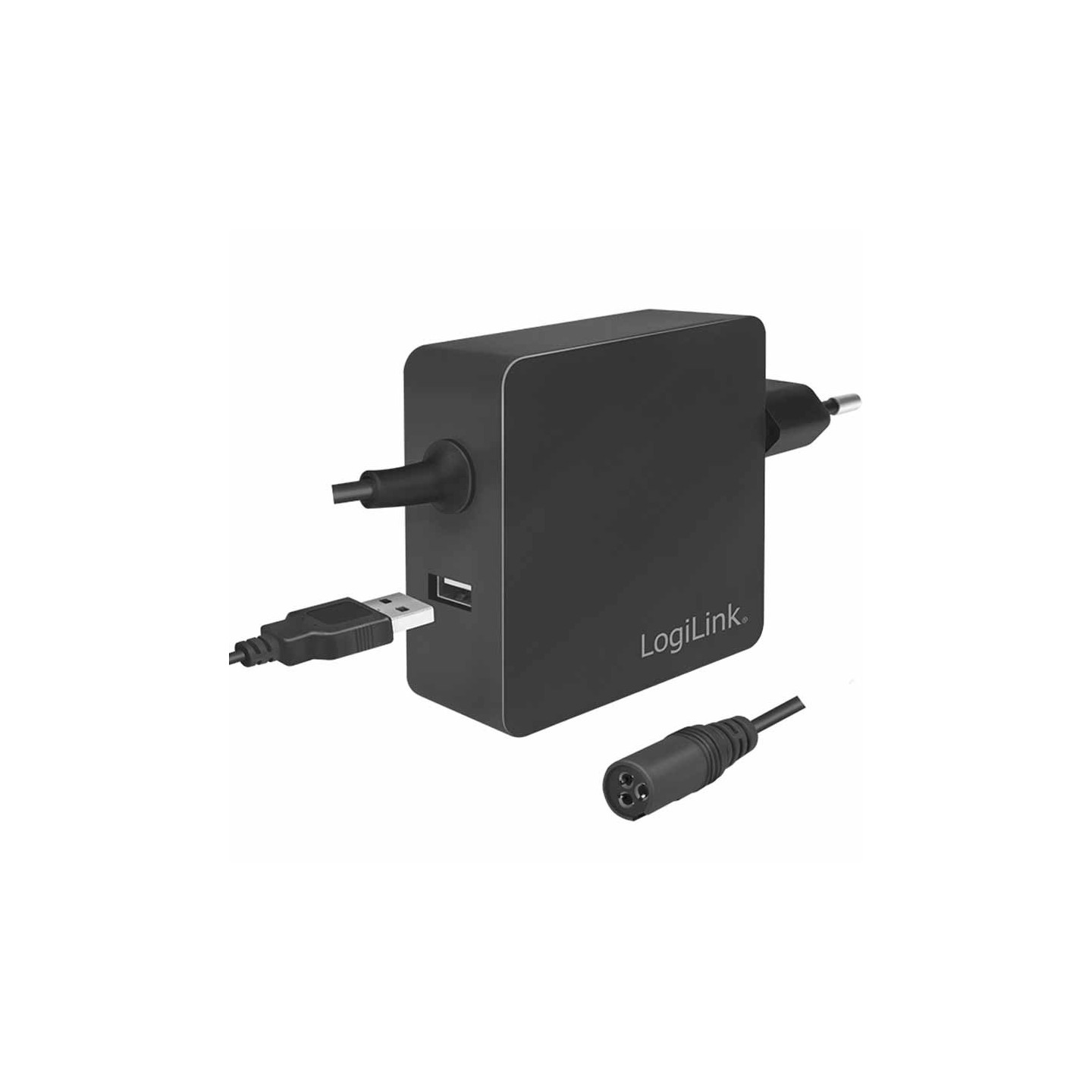 Buy PA0214 NOTEBOOK POWER SUPPLY w 8 TIPS 1xUSB-A 70W LOGILINK in Cyprus, Nicosia, Limassol, Larnaka, Pafos