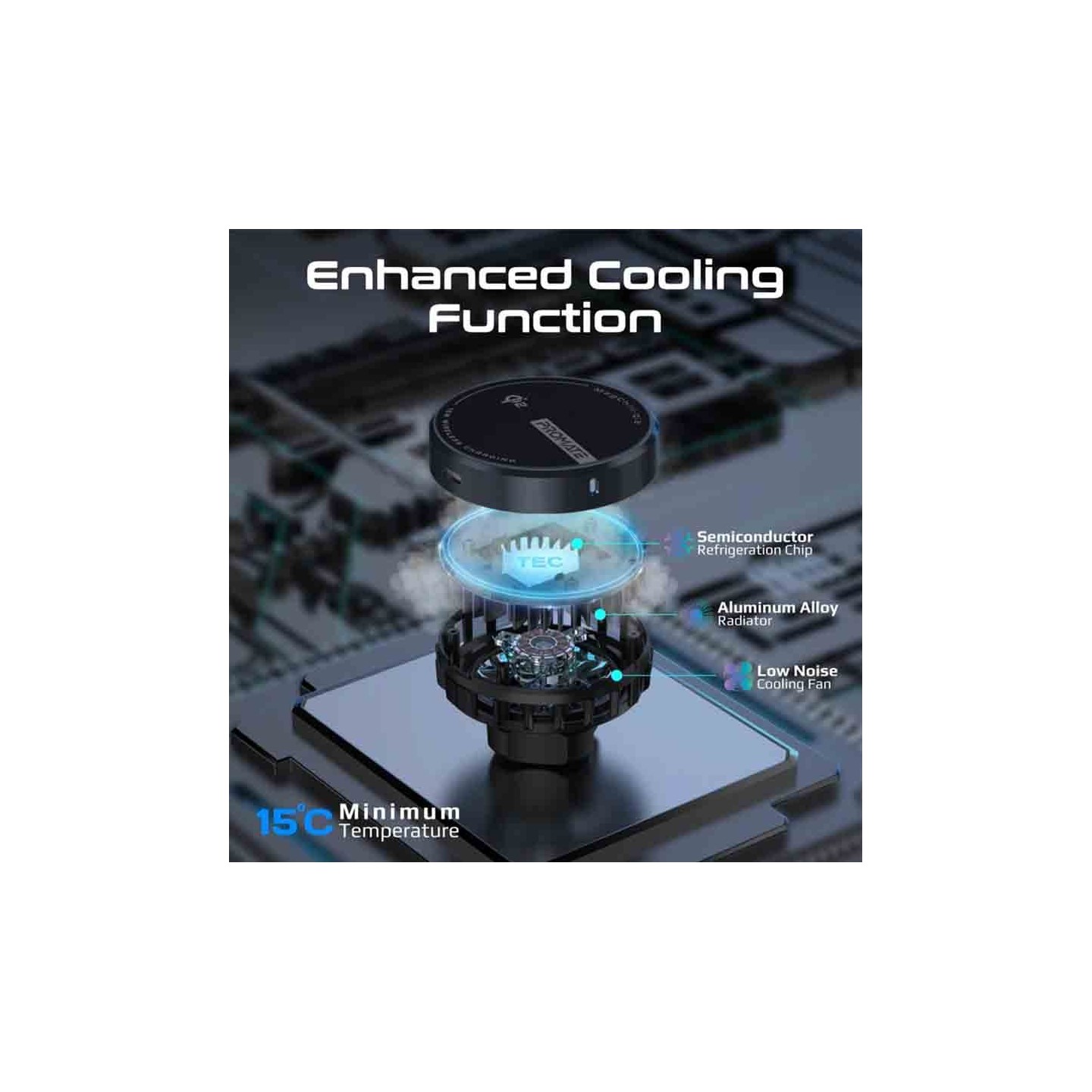 MAGCHILL-QI2 3WIRELESS SMARTPHONE CAR CHARGER CRADLESS ACTIVECOOL PROMATE — Buy in Cyprus with Fast Delivery