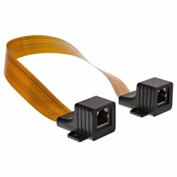 69991I SLIM RJ45 CABLE FOR WINDOWS DOOR USAGE, 2x RJ45 F F UNSHIELDED 0.3m INLINE — Buy in Cyprus with Fast Delivery