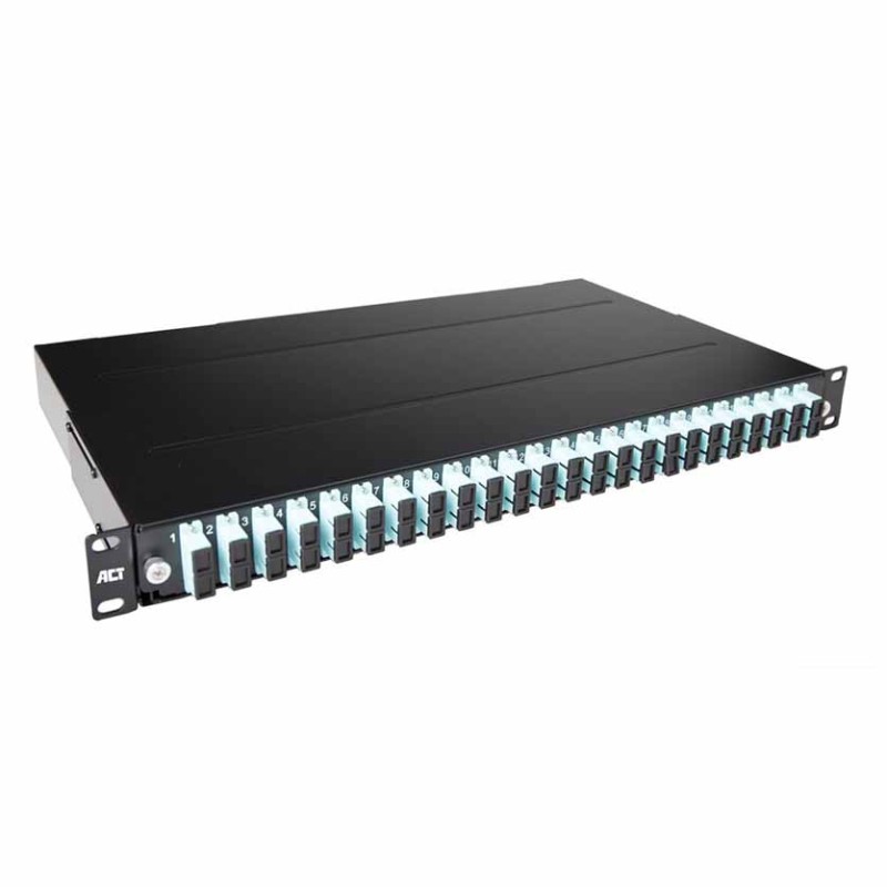 FA2039 24PORTS FIBER PATCH PANEL DUPLEX SC MULTIMODE OM3, ACT — Buy in Cyprus with Fast Delivery
