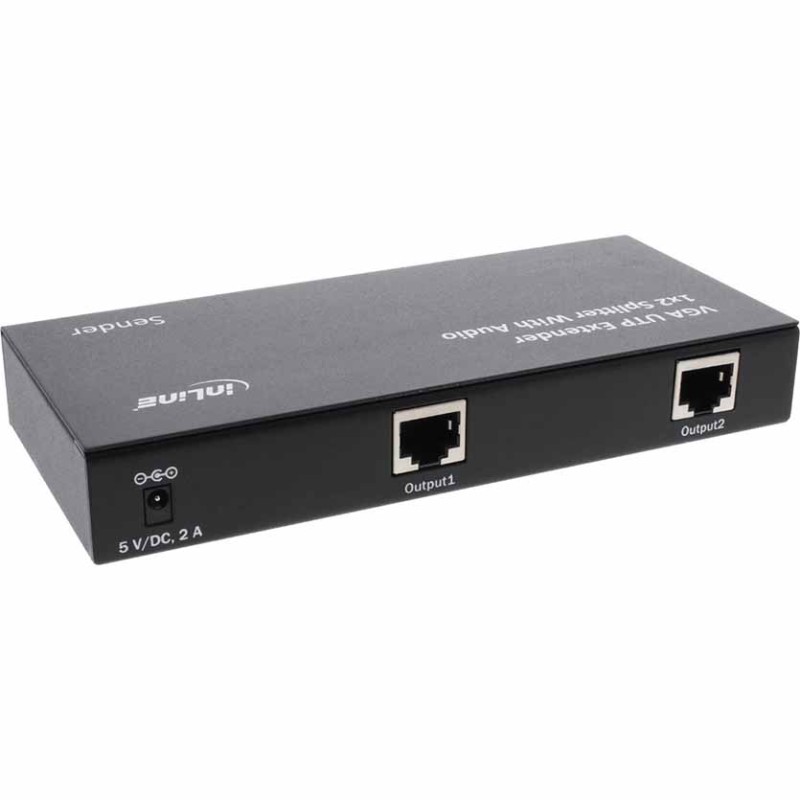 65016 VGA+AUDIO EXTENDER SENDER MAX 300m VIA UTP STP NETWORK CABLE RJ45 INLINE — Buy in Cyprus with Fast Delivery