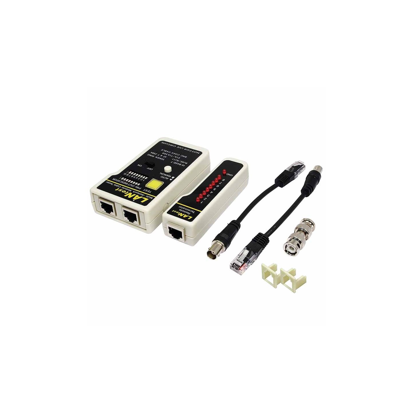 Buy WZ0015 TESTER FOR RJ45, RJ11 and BNC CABLES, WITH REMOTE UNIT LOGILINK in Cyprus, Nicosia, Limassol, Larnaka, Pafos