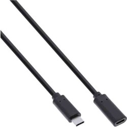 USB-C M/F USB 3.2 Gen 2 Extension Cable 2m Black (Retail) — Buy in Cyprus with Fast Delivery