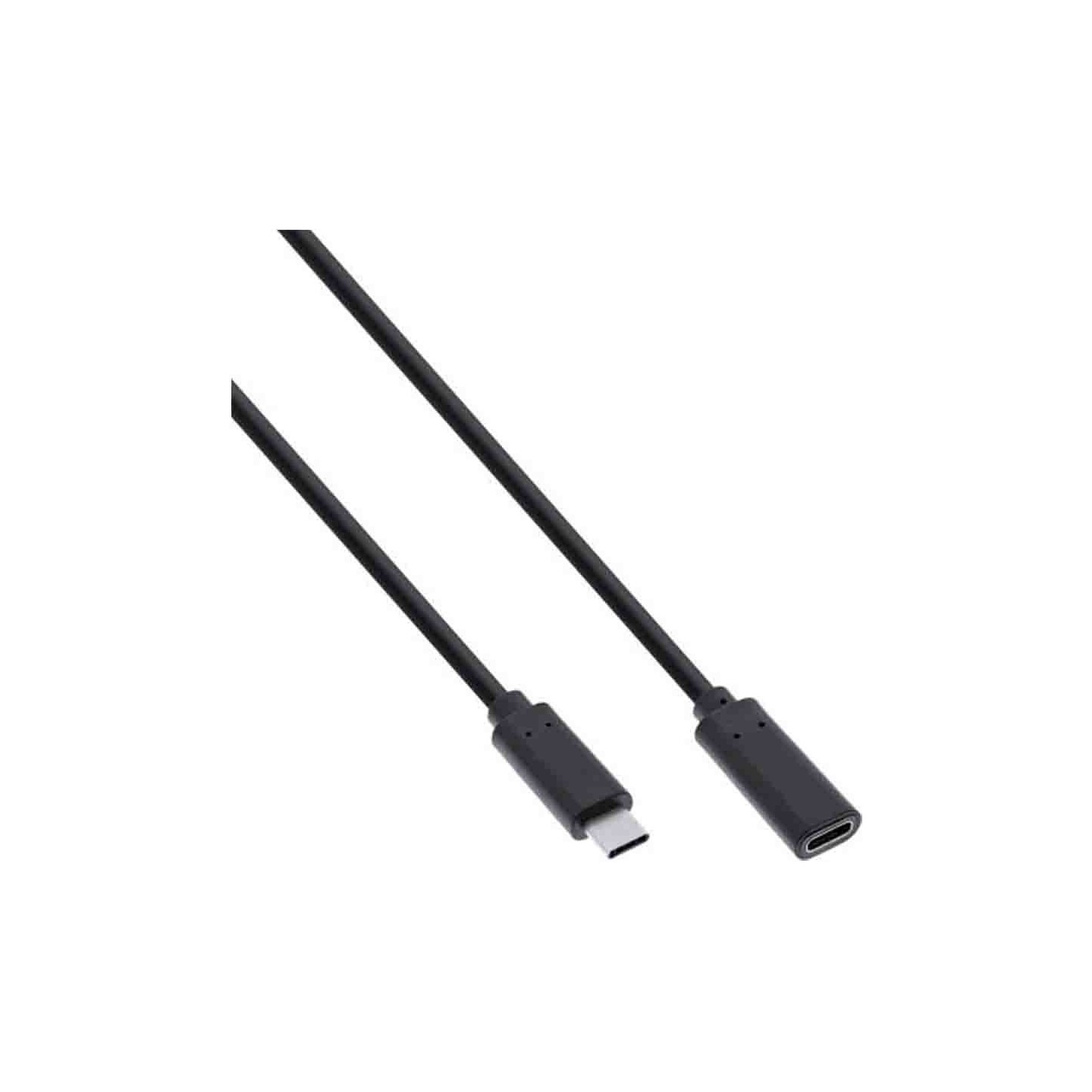 USB-C M/F USB 3.2 Gen 2 Extension Cable 2m Black (Retail) — Buy in Cyprus with Fast Delivery