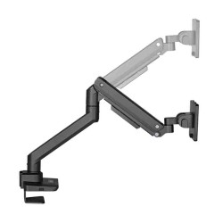 BP0168 Monitor Mount, 17-49", Gas Spring, Flat & Curved, Aluminum, LogiLink (Boxed) — Buy in Cyprus with Fast Delivery