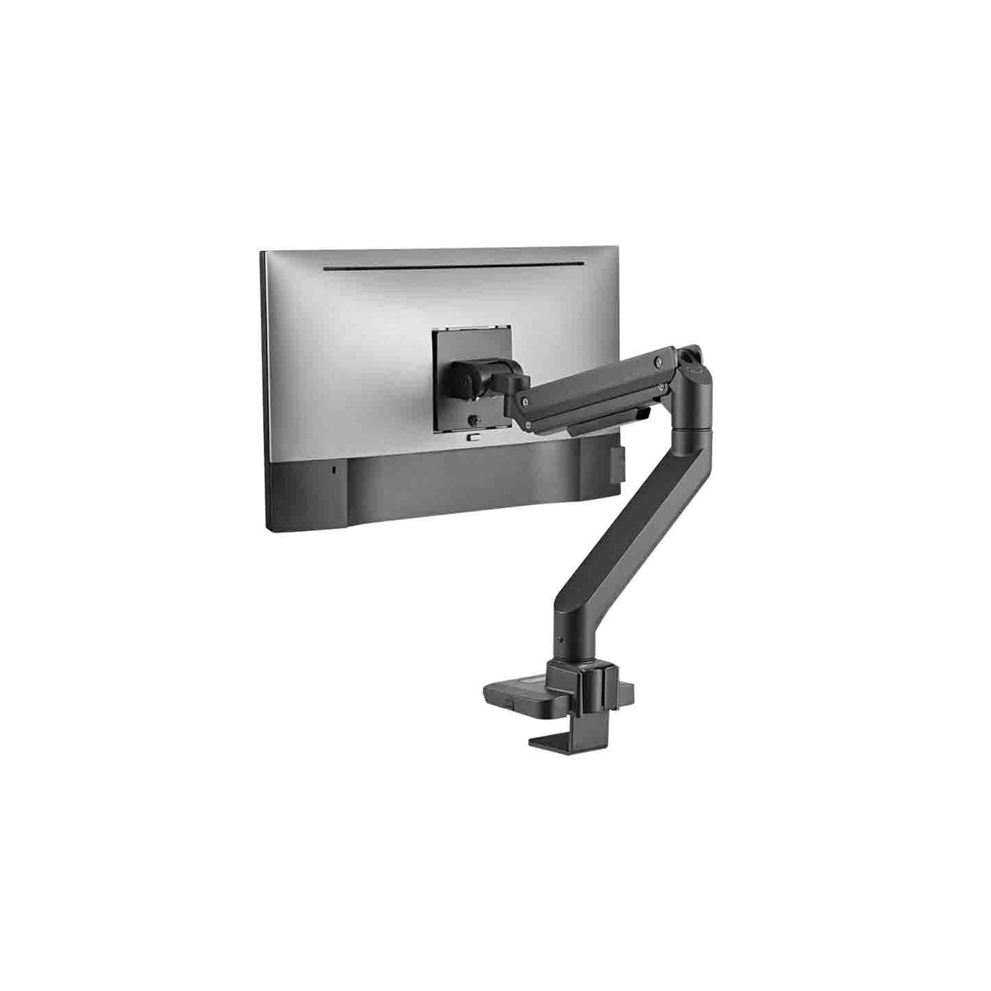 BP0168 Monitor Mount, 17-49", Gas Spring, Flat & Curved, Aluminum, LogiLink (Boxed) — Buy in Cyprus with Fast Delivery