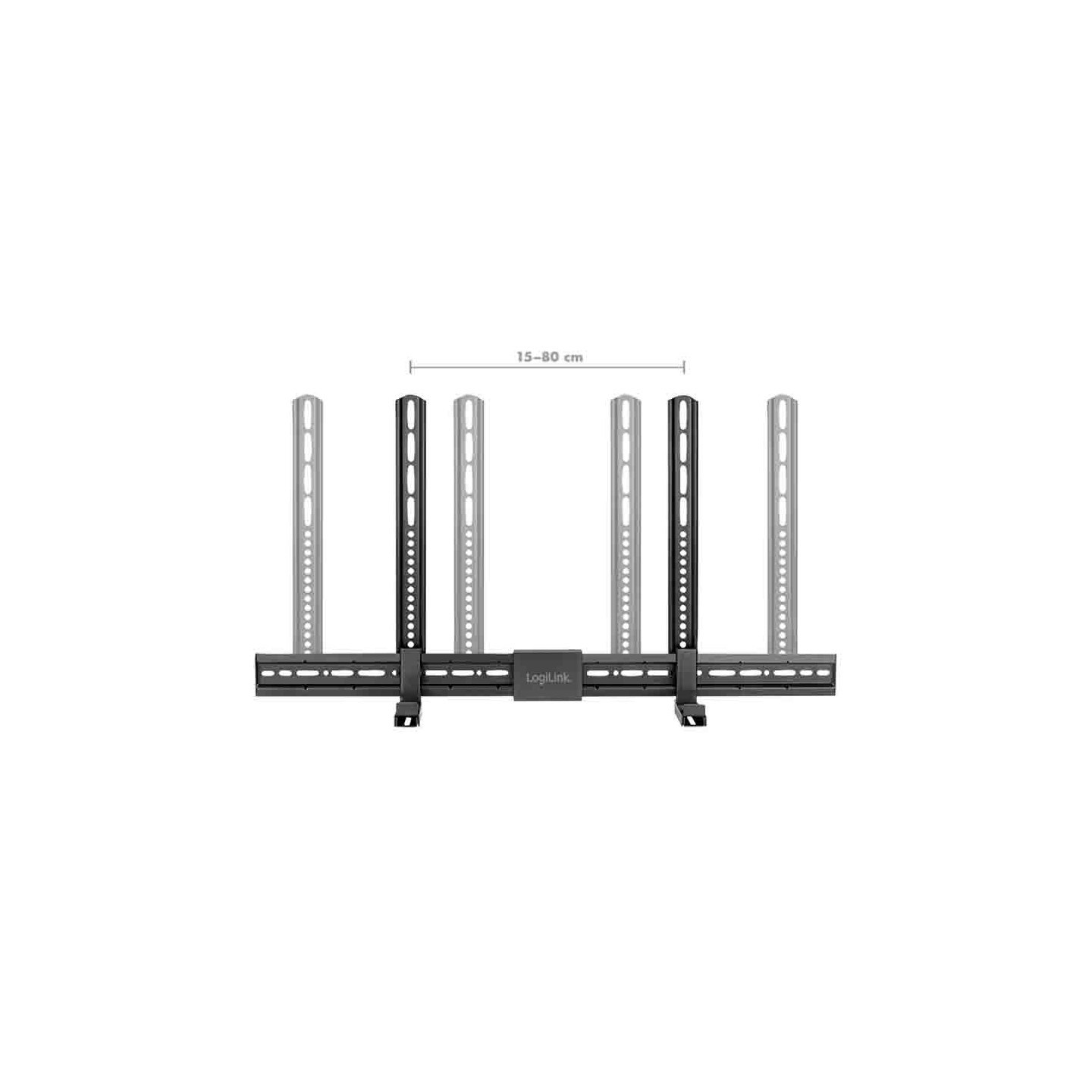 BP0205 UNIVERSAL SOUNDBAR MOUNT 86-155mm DEPTH, BLACK LOGILINK — Buy in Cyprus with Fast Delivery