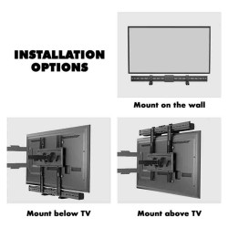 BP0205 UNIVERSAL SOUNDBAR MOUNT 86-155mm DEPTH, BLACK LOGILINK — Buy in Cyprus with Fast Delivery