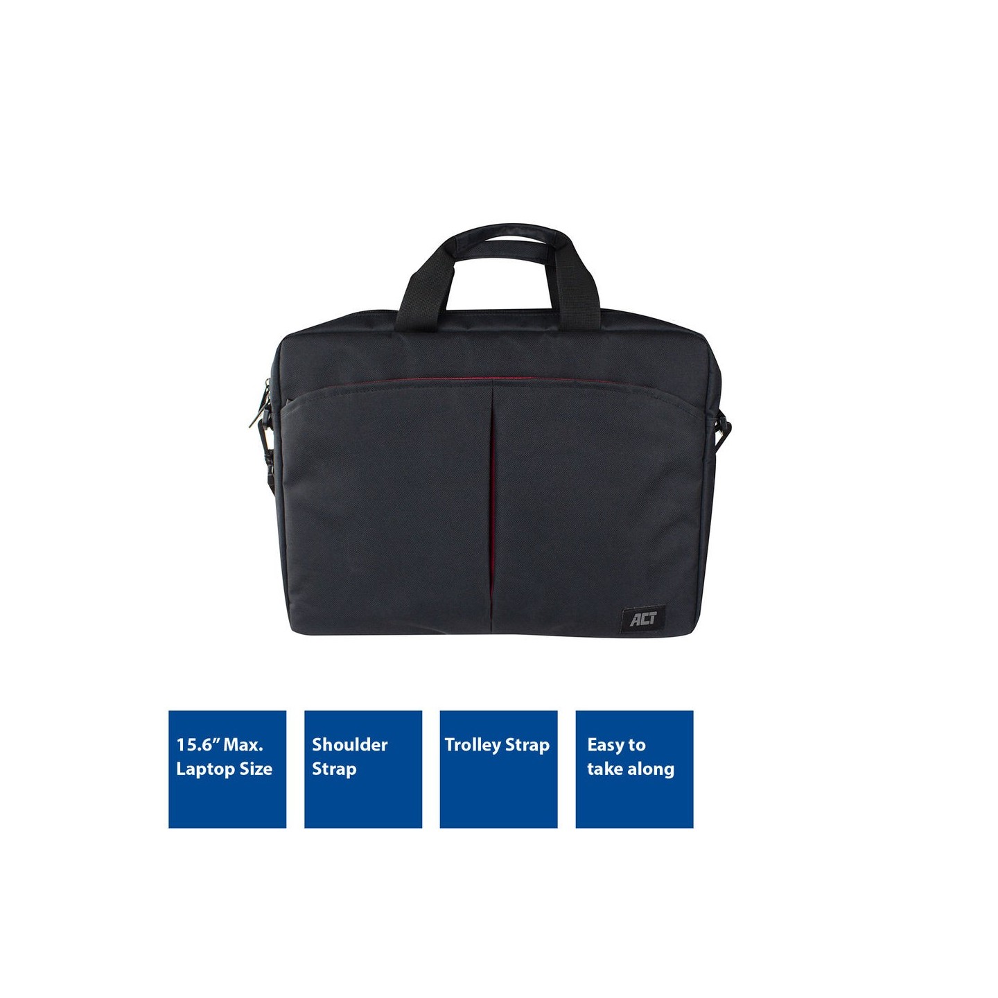 AC8505 15' TO 16.1' N B SHOULDER BAG BLACK ACT — Buy in Cyprus with Fast Delivery