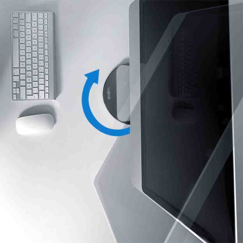 LogiLink BP0155D 360° Rotation Monitor Swivel Base, 5kg Max, Aluminum (Boxed) — Buy in Cyprus with Fast Delivery