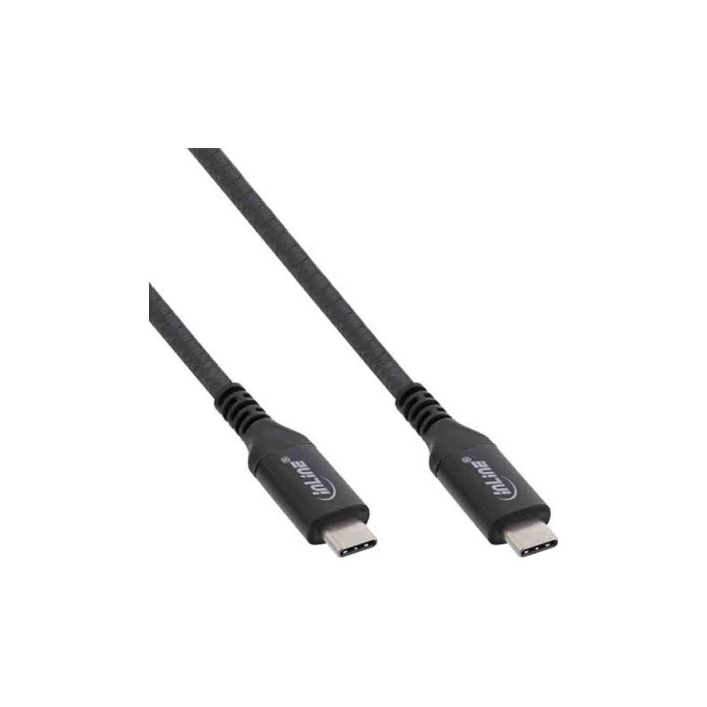 35904A 1.5m USB-C Male/Male USB4 Cable 8K@60Hz 40Gbps 240W Black (Retail) — Buy in Cyprus with Fast Delivery