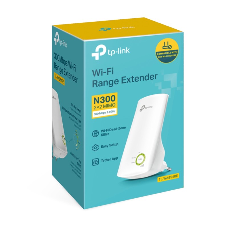 TL-WA854RE WI-FI RANGE EXTENDER 300MBPS REPEATER TP-LINK — Buy in Cyprus with Fast Delivery