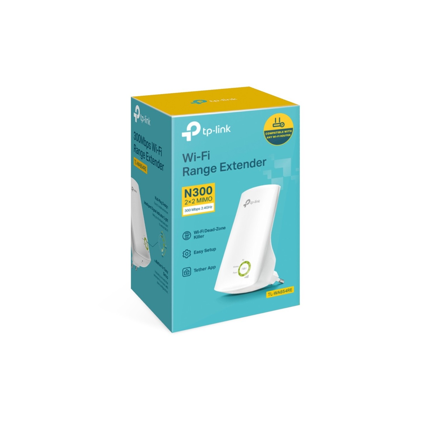 TL-WA854RE WI-FI RANGE EXTENDER 300MBPS REPEATER TP-LINK — Buy in Cyprus with Fast Delivery