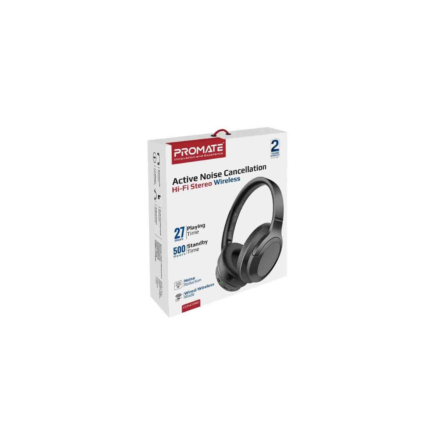 CONCORD HEADPHONES BT WIRELESS STEREO HIGH FIDELITY ANC PROMATE — Buy in Cyprus with Fast Delivery