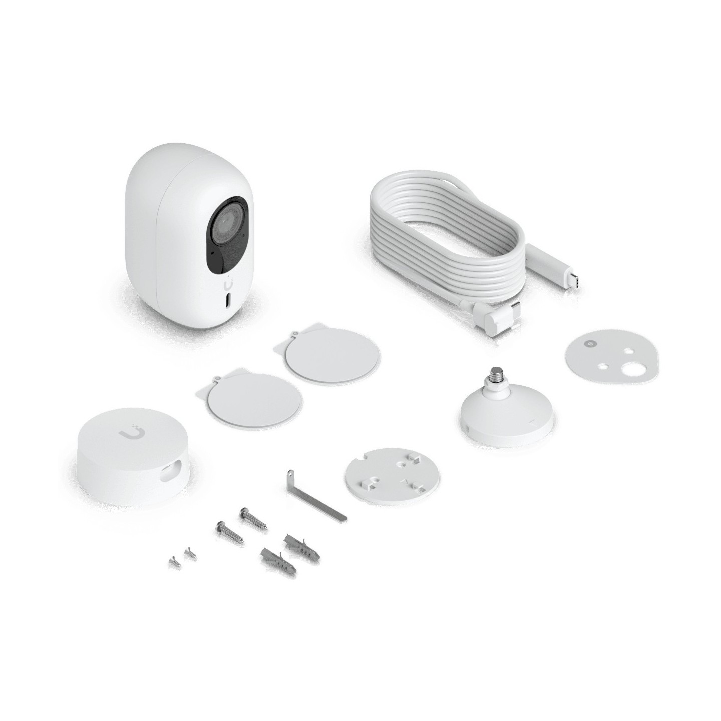 Ubiquiti UniFi Video Camera G6 Instant - UVC-G6-INS-W - 4K WiFi Indoor/Outdoor, USB-C, White, ARM Cortex-A53