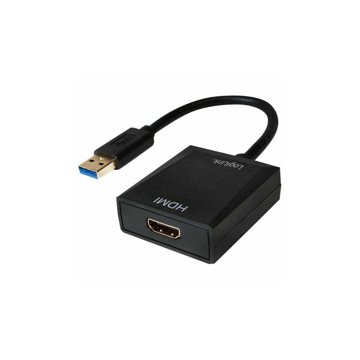 UA0233A 0.15m USB3.0 A M TO HDMI A F ADAPTER 1080p BLACK LOGILINK — Buy in Cyprus with Fast Delivery