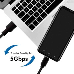 LogiLink CU0169 1.5m USB 3.2 Gen1 Type-C Cable USB-C to USB-A Black (Bulk) — Buy in Cyprus with Fast Delivery
