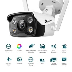 C340-W VIGI 4MP OUTDOOR FULL-COLOR WI-FI BULLET NETWORK CAMERA TP-LINK — Buy in Cyprus with Fast Delivery