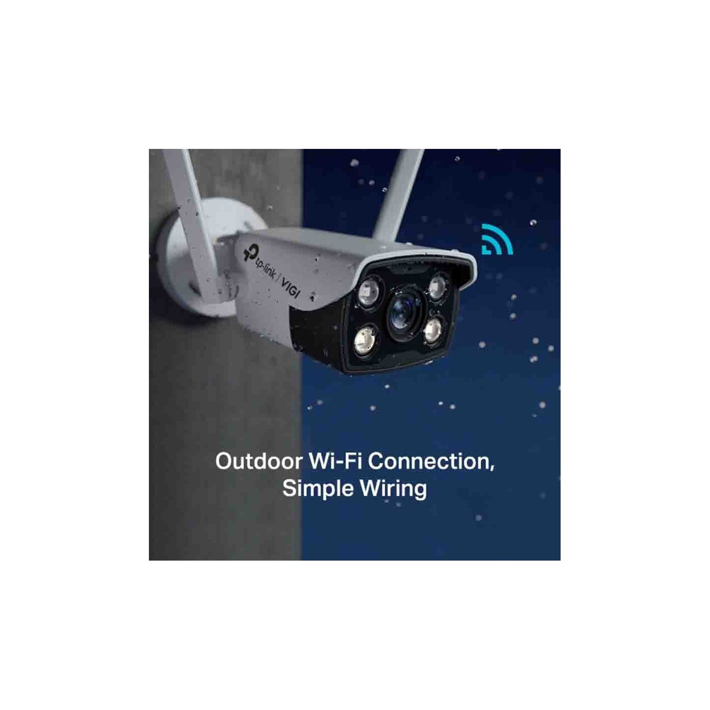C340-W VIGI 4MP OUTDOOR FULL-COLOR WI-FI BULLET NETWORK CAMERA TP-LINK — Buy in Cyprus with Fast Delivery