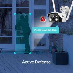C340-W VIGI 4MP OUTDOOR FULL-COLOR WI-FI BULLET NETWORK CAMERA TP-LINK — Buy in Cyprus with Fast Delivery