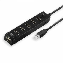 ACT AC6215 USB 2.0 7-Port Hub – 7x USB-A 480Mbps | Armenius Store
