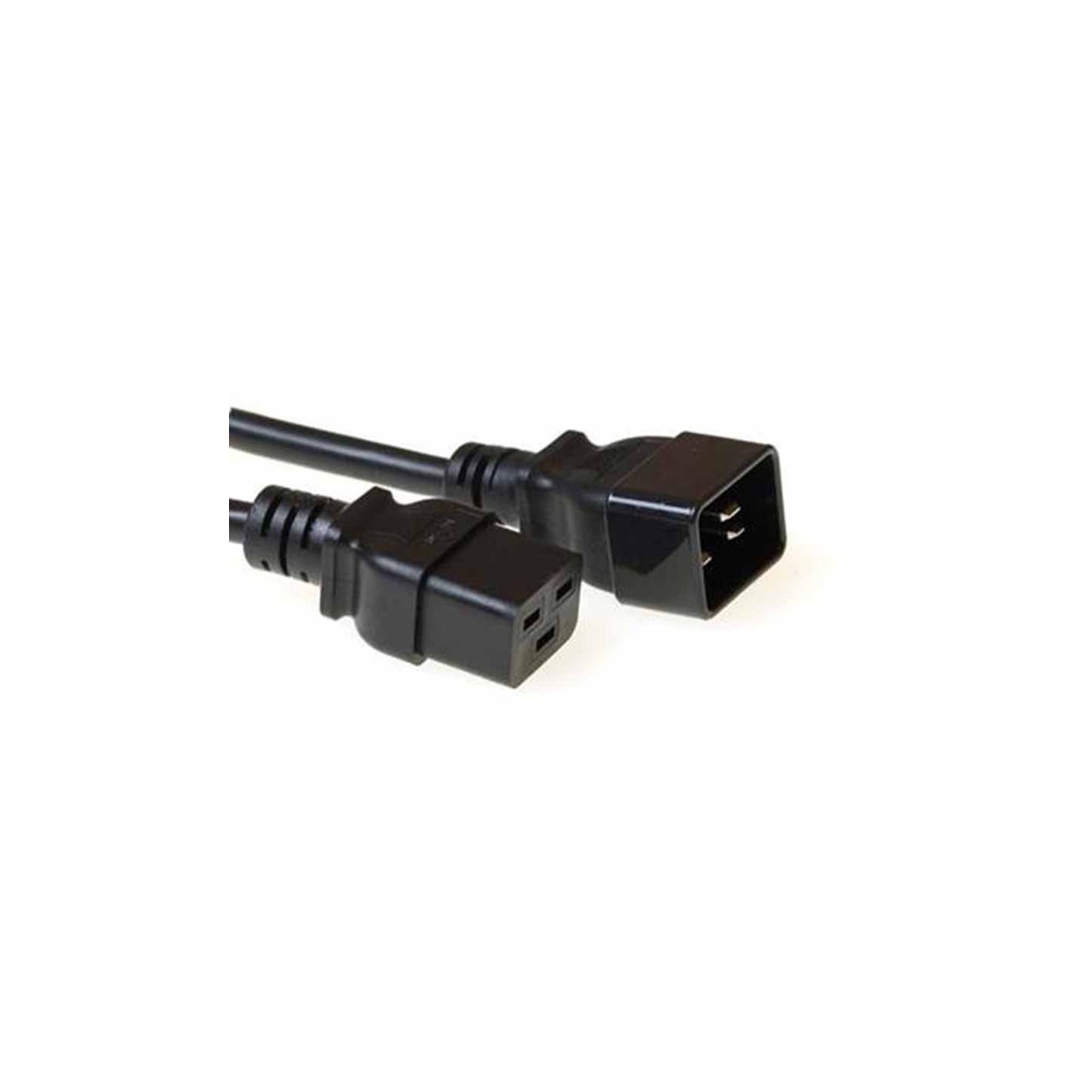 AK5023 2m C19 F TO C20 M POWER EXTENTION CABLE BLACK, ACT — Buy in Cyprus with Fast Delivery