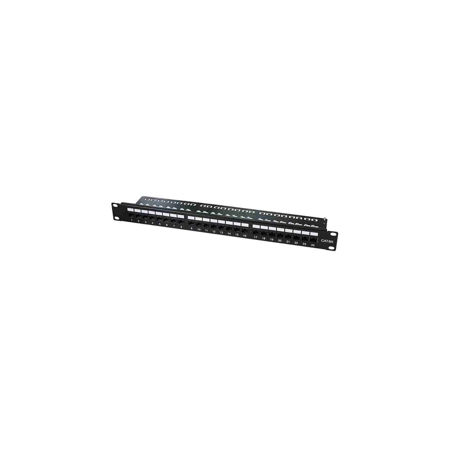 NP0133 CAT6A PATCH PANEL UTP 24-Port 90° LSA TERMINATION LOGILINK — Buy in Cyprus with Fast Delivery